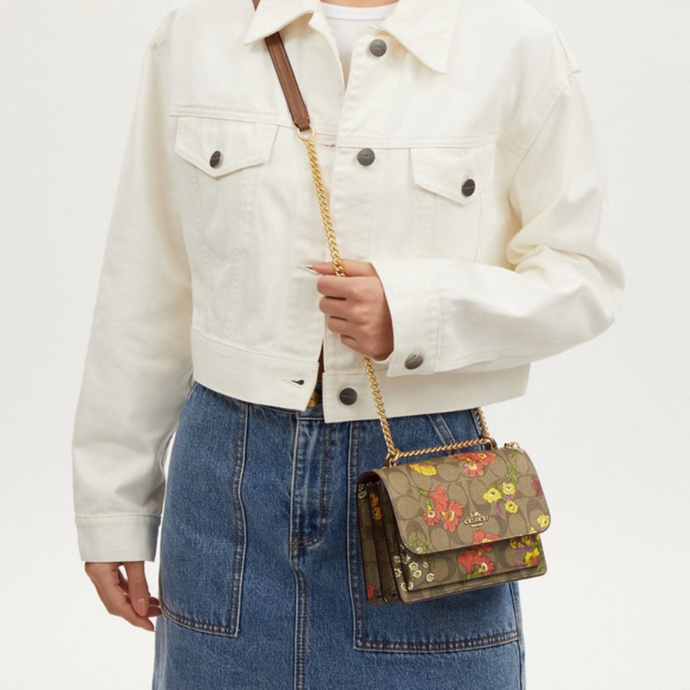 Coach signature floral bag - Picture 8 of 9